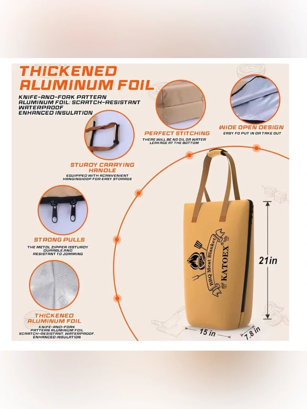 BBQ Meat Blanket - Insulated BBQ Serving Blanket